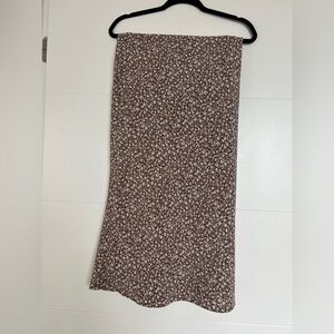 Floral Brown Skirt